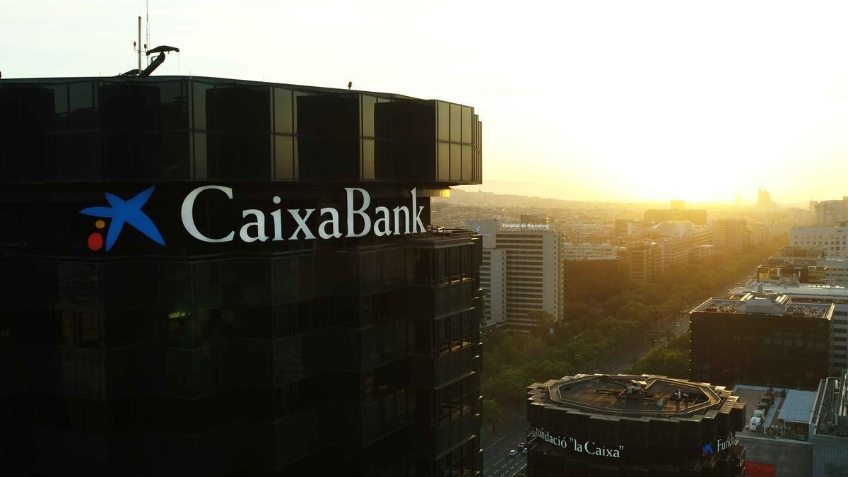 Sede corporativa de CaixaBank en Barcelona.