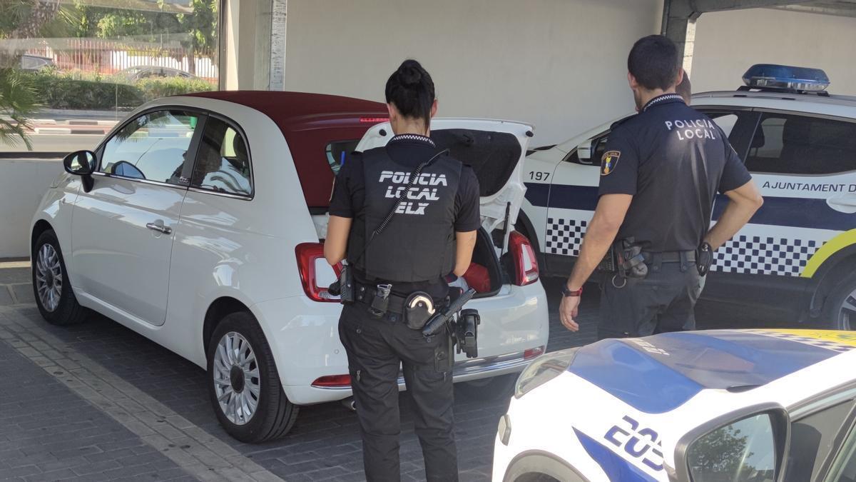 Policía local de Elche en una imagen de archivo.