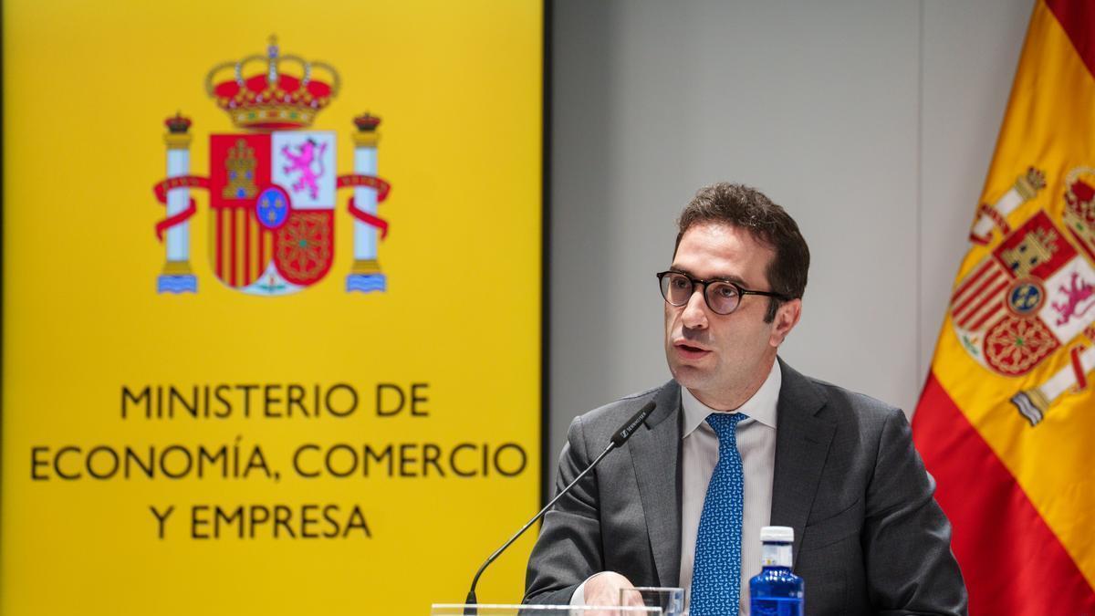 El ministro de Economía y Comercio, Carlos Cuerpo