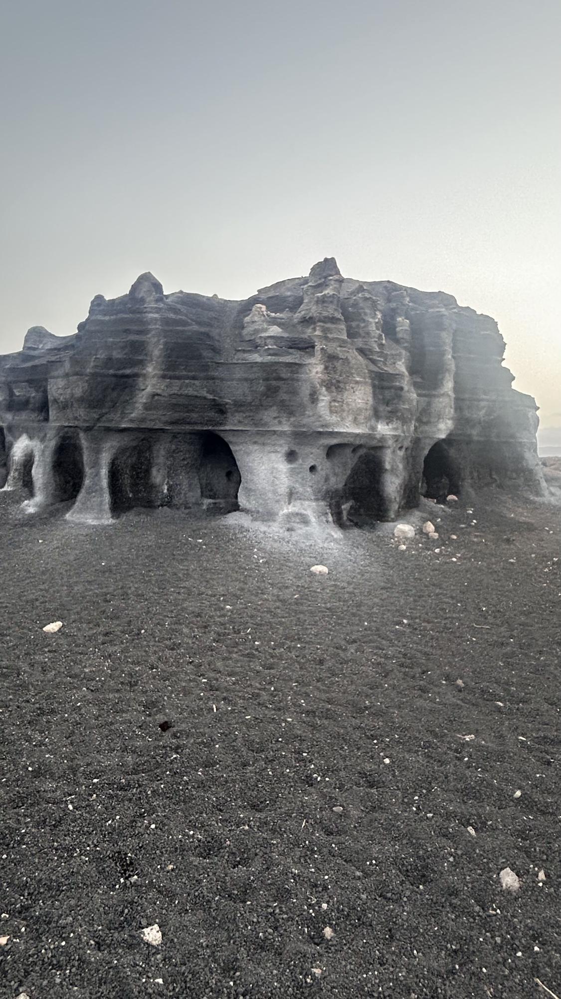 El paisaje casi lunar de Los Roferos.