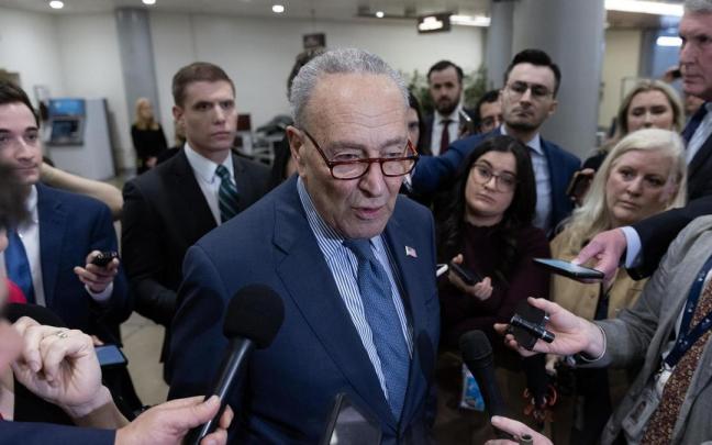 El líder de la mayoría demócrata del Senado, Chuck Schumer.
