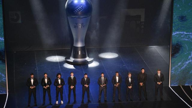 La gala del premio `The Best´ en 2019