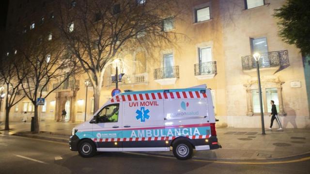 Ambulancia en Mallorca.
