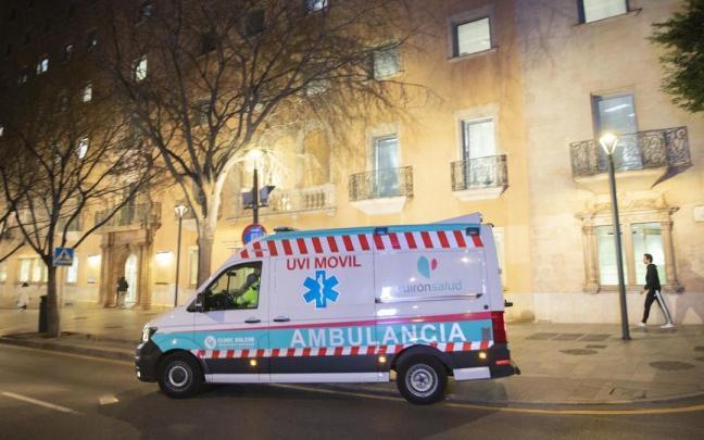 Ambulancia en Mallorca.
