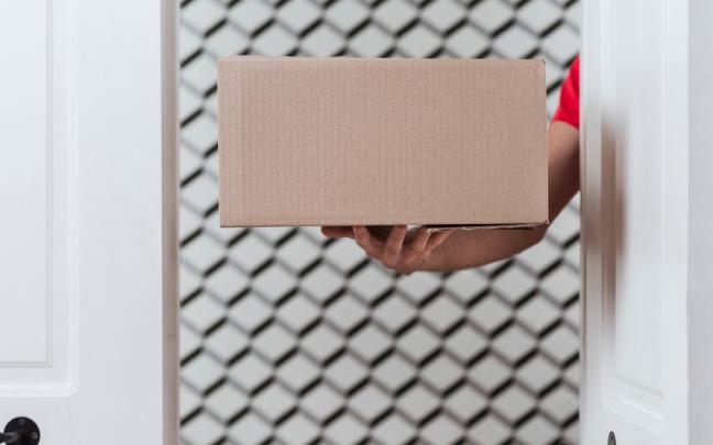 Entrega de un paquete.