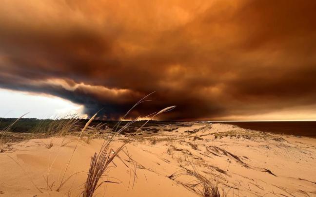 Incendio forestal en Francia.