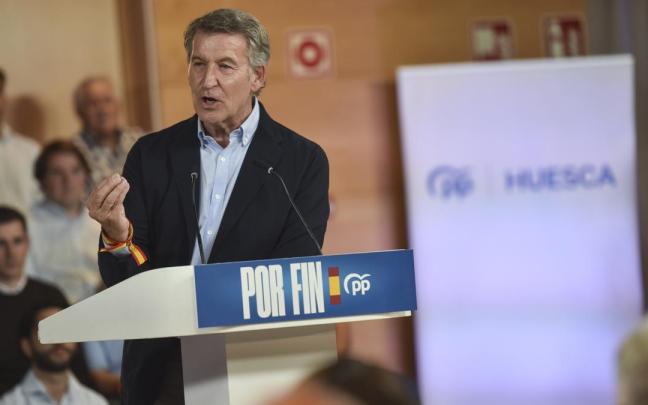 El presidente del Partido Popular, Alberto Núñez Feijóo.