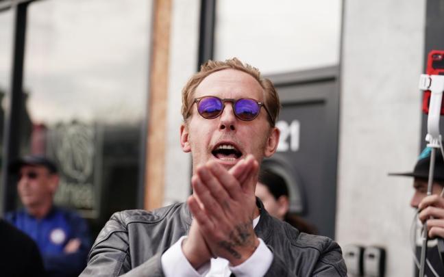 El actor inglés Laurence Fox.