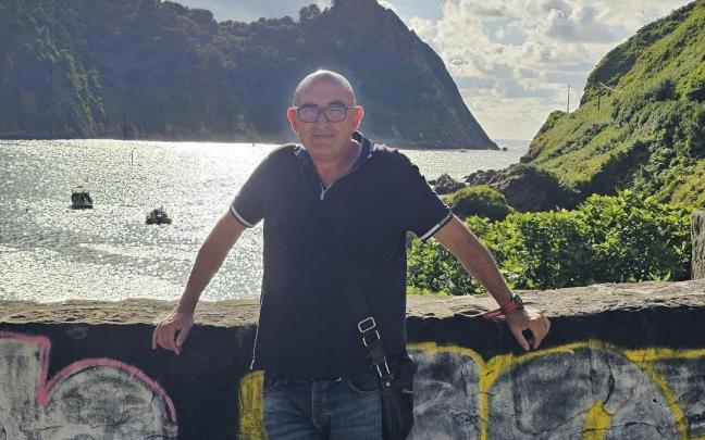 El fotógrafo beasaindarra Mikel De Las Heras.