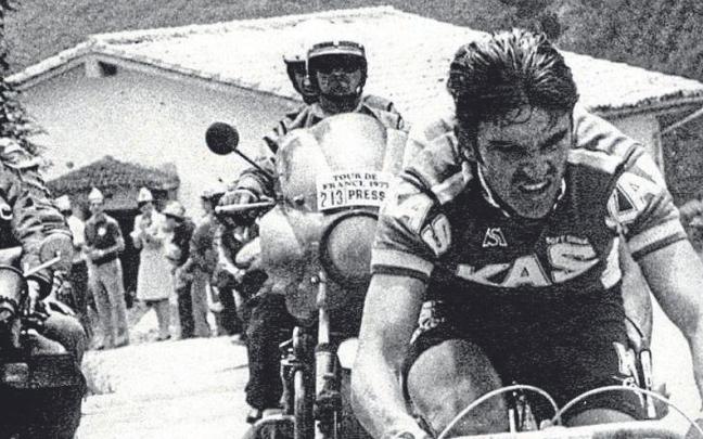 Joxe Nazabal, en su camino a Gasteiz