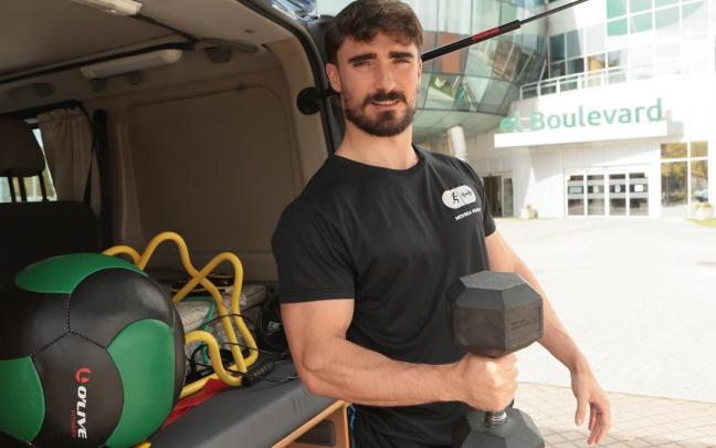 La Cápsula de Gorka Caseras; el gimnasio que sale a la calle.