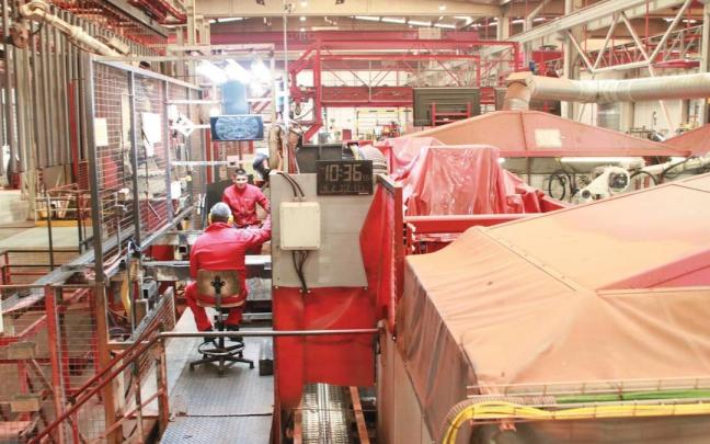 La industria ha presentado una ligera mejora en Euskadi respecto a los meses previos