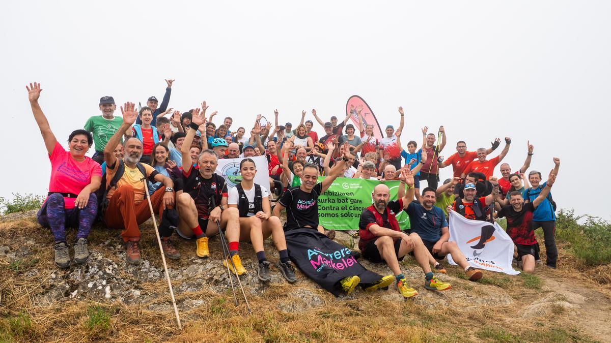 En imágenes. Reto solidario: Monte Urko, emotivo e inclusivo III Memorial Javi Alberdi