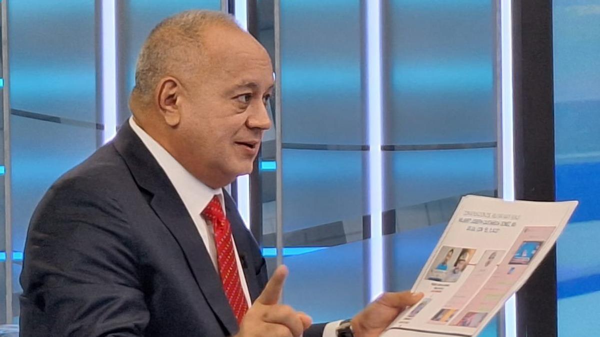 El ministro de Interior y Justicia de Venezuela, Diosdado Cabello.