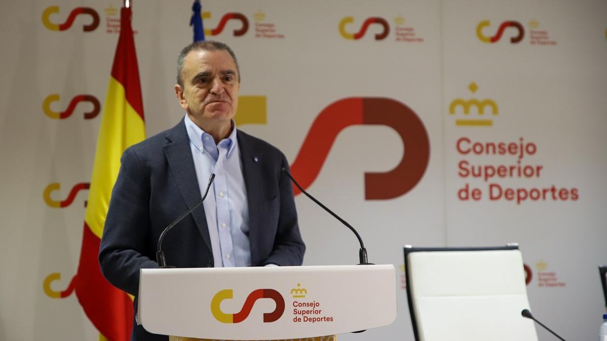 El presidente del Consejo Superior de Deportes (CSD), José Manuel Franco.