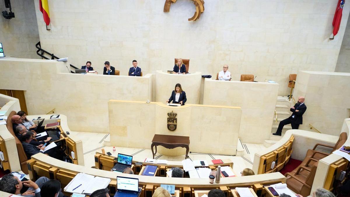 Vista general del Parlamento de Cantabria.