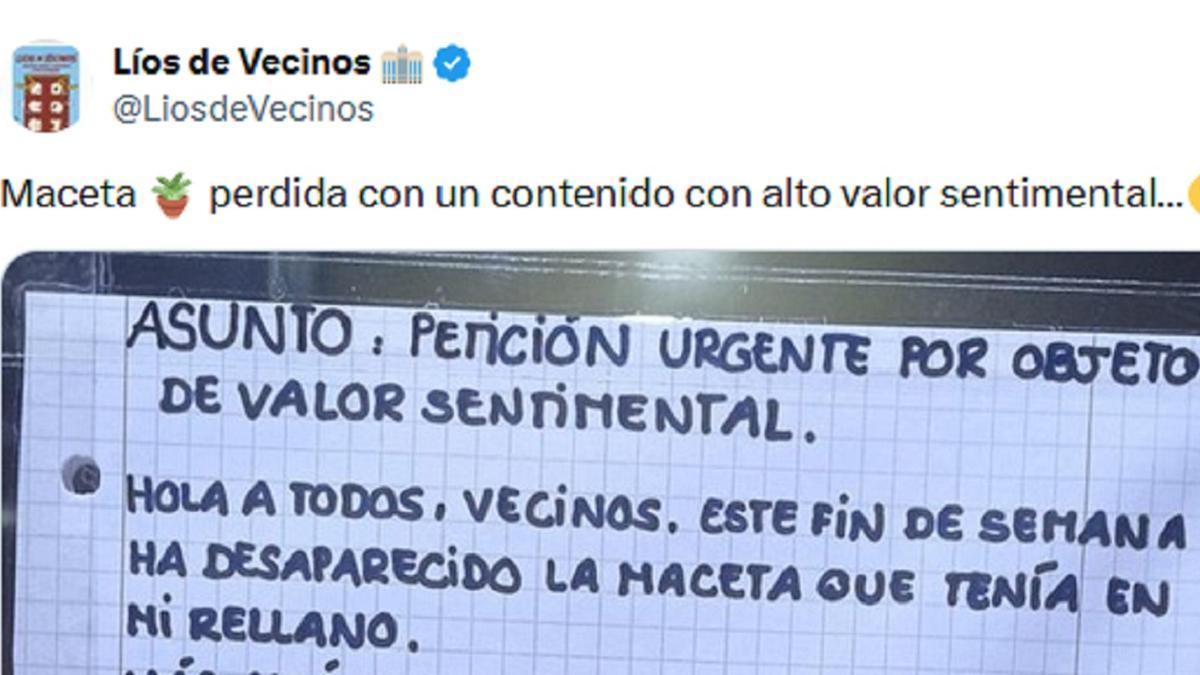 El comienzo del post.