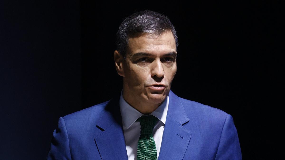 Pedro Sánchez, en un foro del Grupo Prisa en Barcelona.