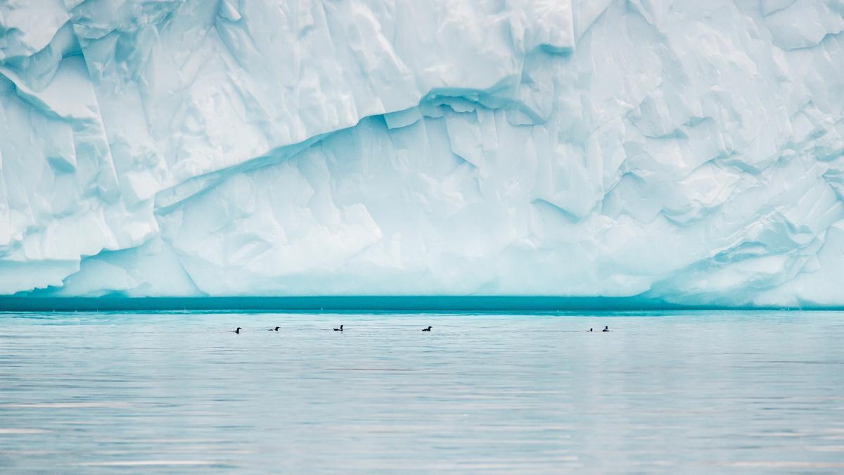 Imagen de archivo de un iceberg.