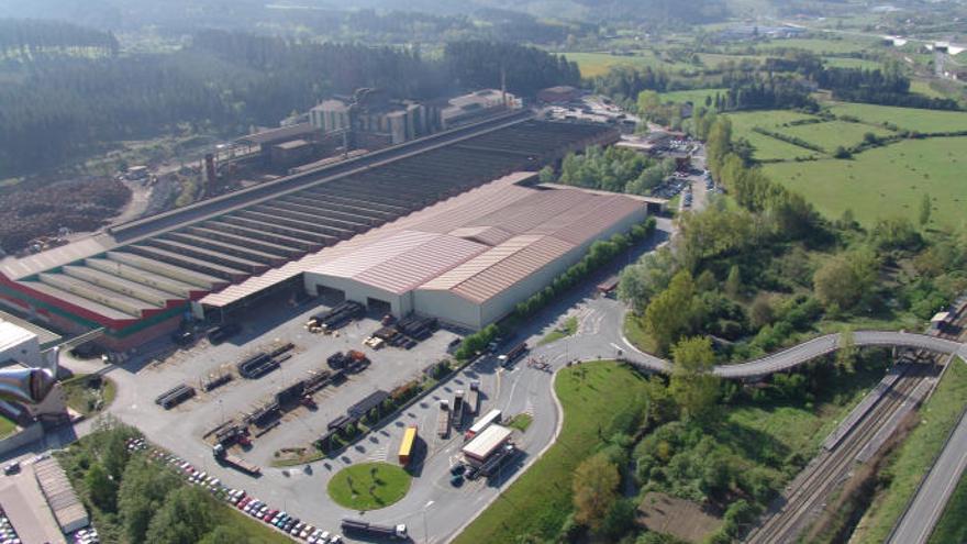 Vista aérea de las instalaciones de Tubos Reunidos, en la localidad alavesa de Amurrio.