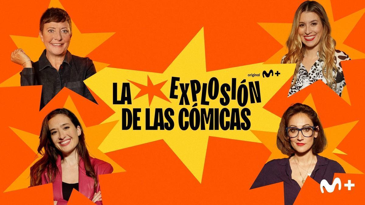 Cartel anunciador del programa ‘La explosión de las cómicas’.