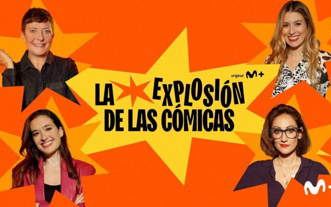 Cartel anunciador del programa ‘La explosión de las cómicas’.