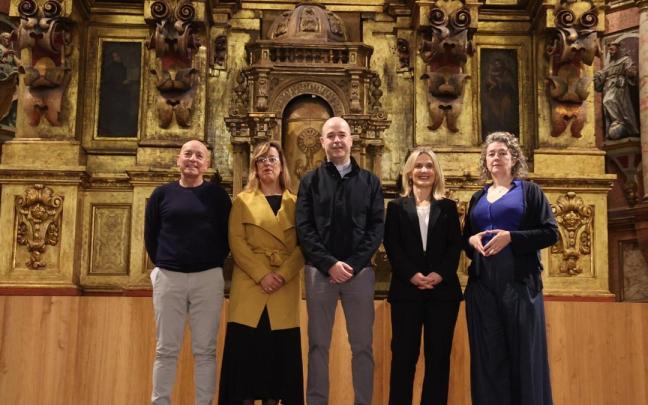 Presentación de la restauración del retablo y las pinturas renacentistas de la parroquia de Nuestra Señora de la Asunción de Beasain.