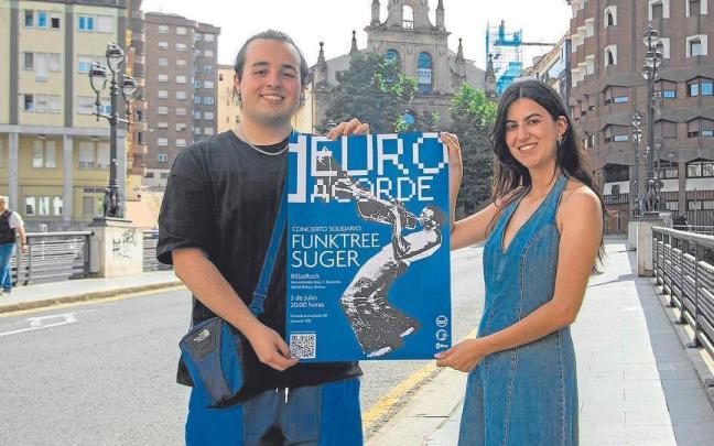 Carolina Mallol y Aritz Pérez, voluntarios de Global Shapers Bilbao.
