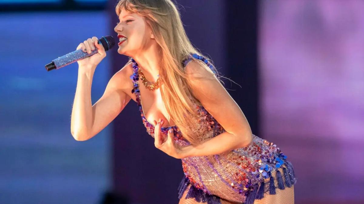 Taylor Swift en uno de sus conciertos.