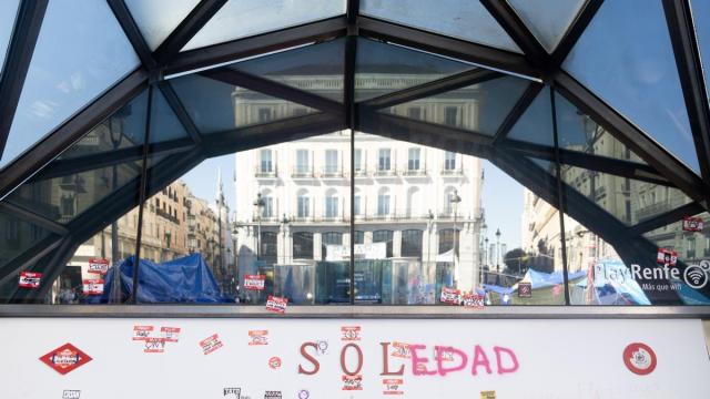 Estación de metro de Sol.