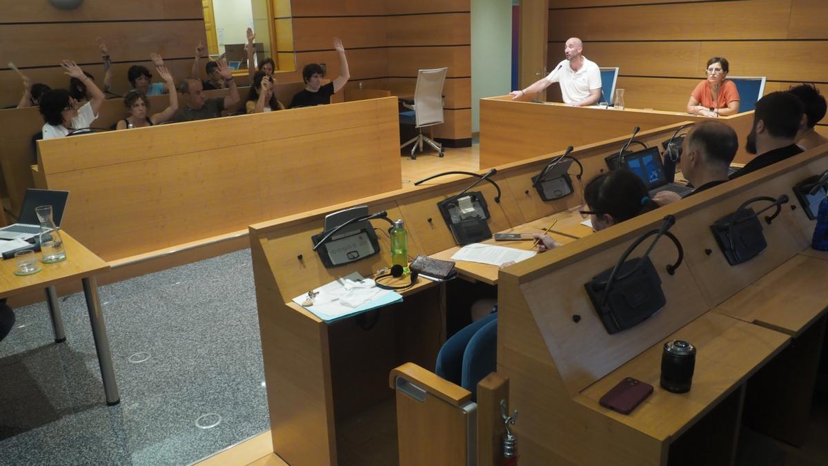 EH Bildu se sumó a la moción alternativa que apoyaba el inicio de un proceso participativo sobre la sokamuturra en Eibar.