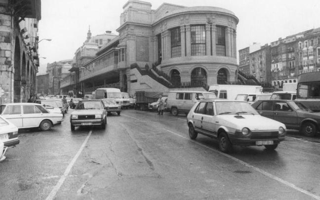 Mercado de la Ribera en 1984