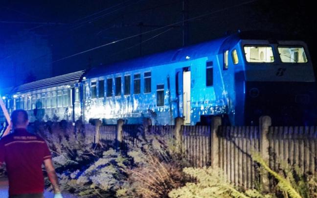 Lugar en el que se ha producido el accidente ferroviario. Lugar en el que se ha producido el accidente ferroviario.