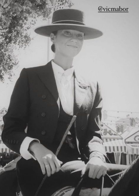 Victoria Federica, a caballo.