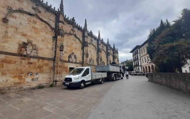 La parroquia de Oñati, una joya arquitectónica que va a someterse a una nueva intervención de mejora y conservación.