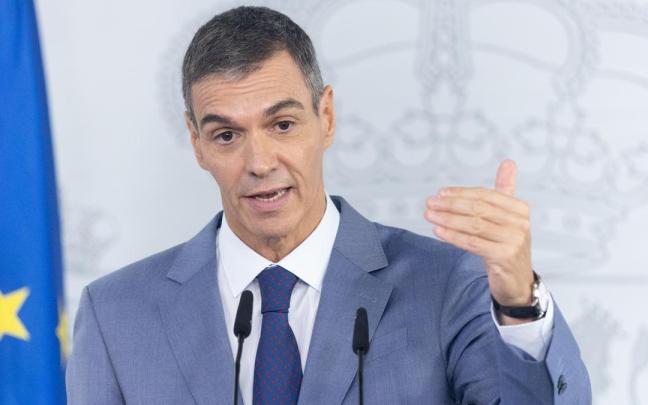 El presidente del Gobierno español, Pedro Sánchez