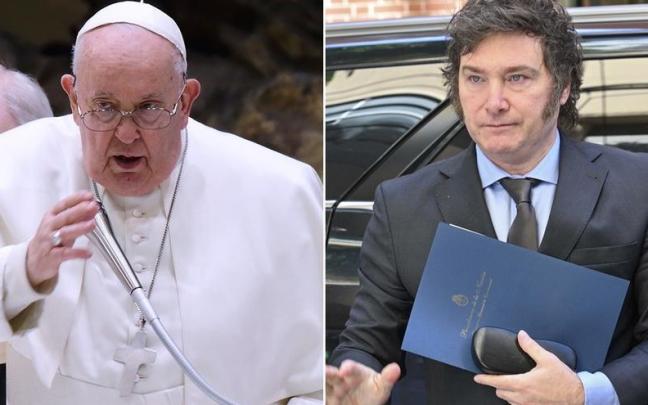 El Papa recibirá en audiencia a Javier Milei el próximo lunes.