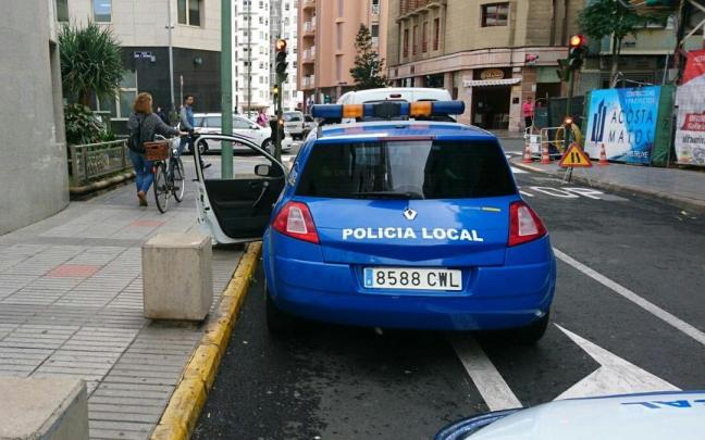 Vehículo de la policía local de Lugo.