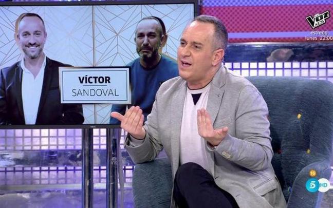 Víctor Sandoval desata las críticas por su despedida de María Teresa Campos.