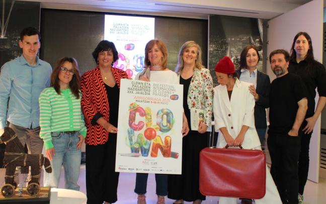 Las presentación del XXX Festival de Clown y Payasos de Arrogorriaga ha tenido lugar hoy con presencia institucional y de artistas / Susana Martín Las presentación del XXX Festival de Clown y Payasos de Arrogorriaga ha tenido lugar hoy con presencia institucional y de artistas