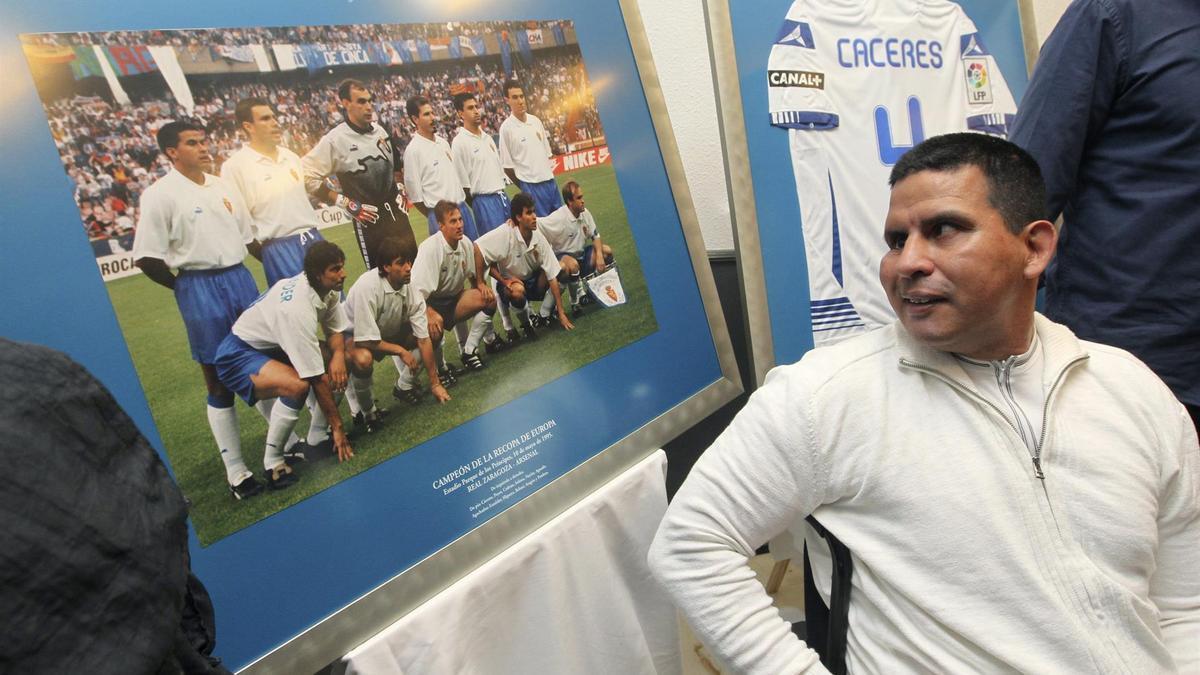 El exfutbolista Fernando Cáceres en una imagen de archivo.