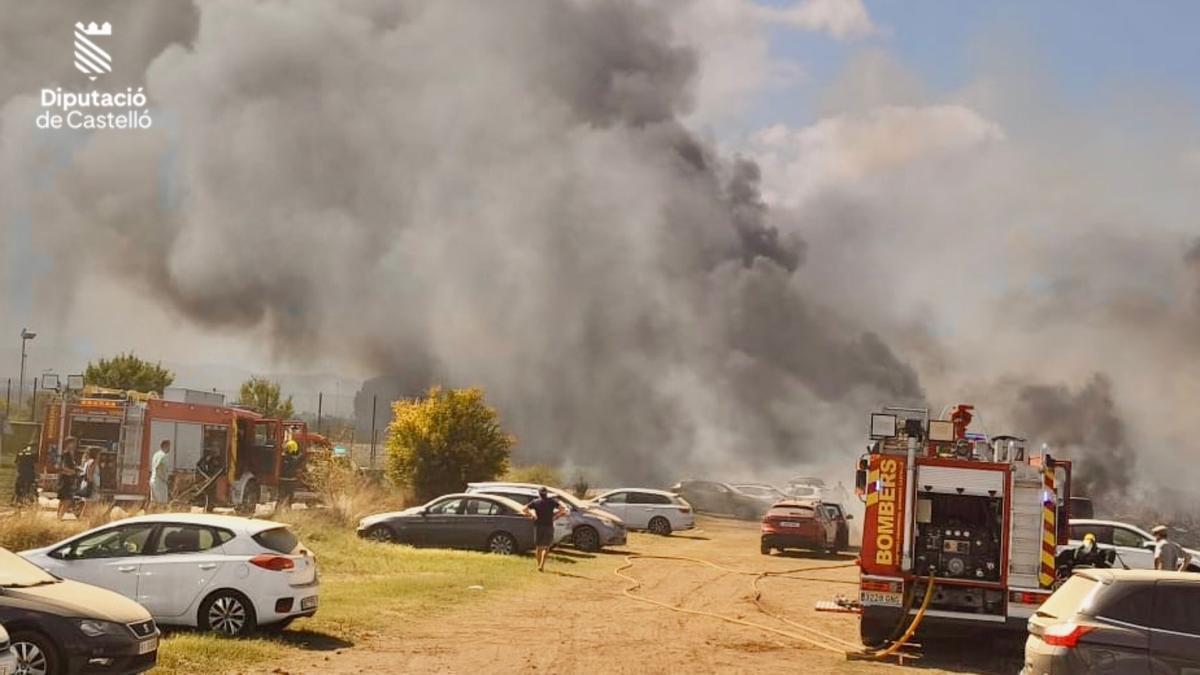 Imagen del incendio