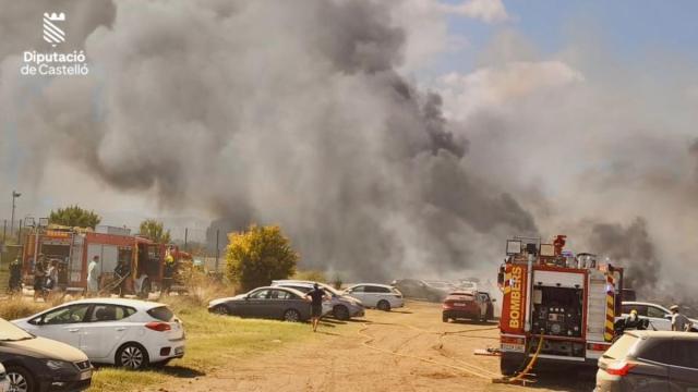 Imagen del incendio