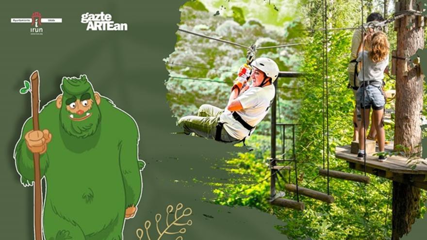 Programa de colonias de verano en Irrisarri Land en Irun.