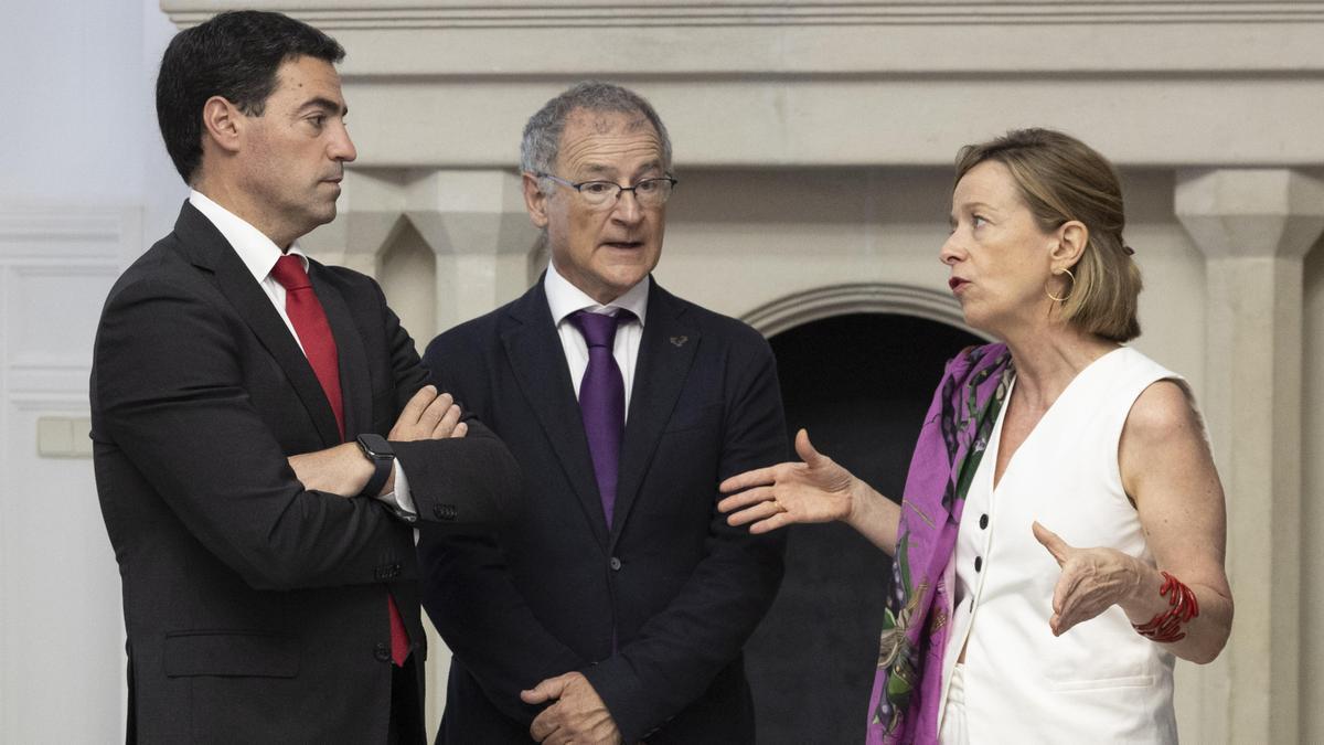 El lehendakari, Imanol Pradales, en el Palacio Miramar