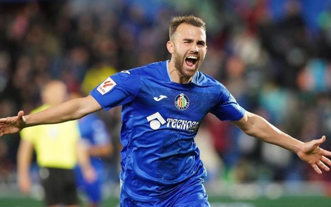 Borja Mayoral, delantero del Getafe. GETAFE CF