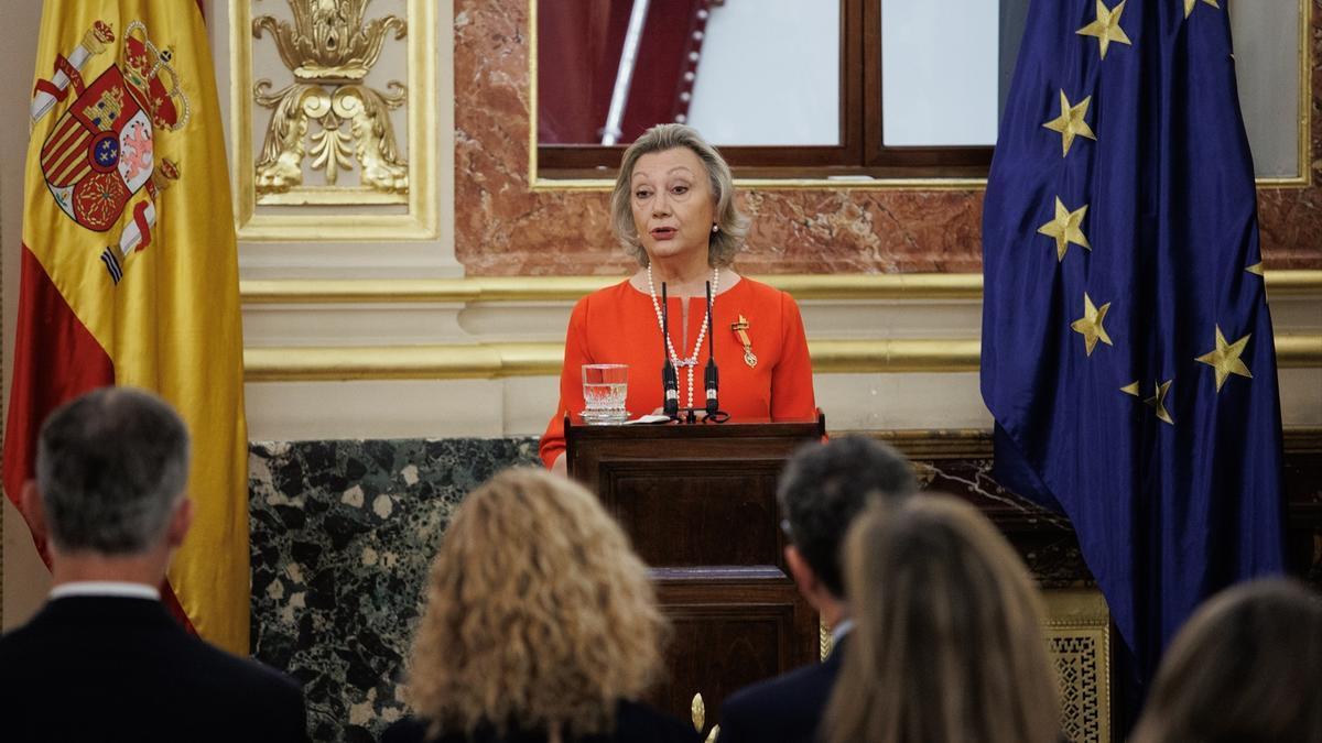 La presidenta de la Comisión General de Comunidades Autónomas del Senado, Luisa Fernanda Rudi.