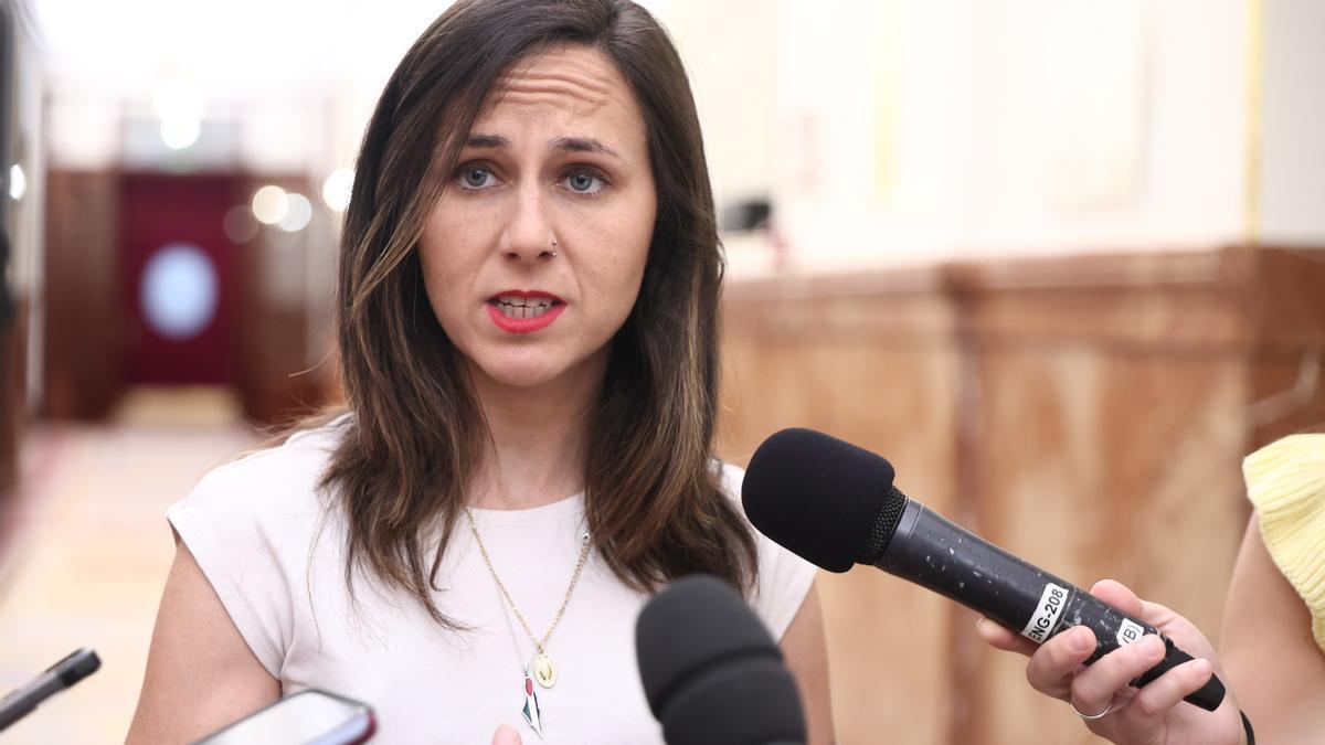 La secretaria general de Podemos, Ione Belarra.