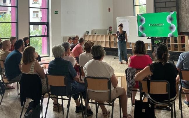 Reunión del proceso 'Plazabizi'.