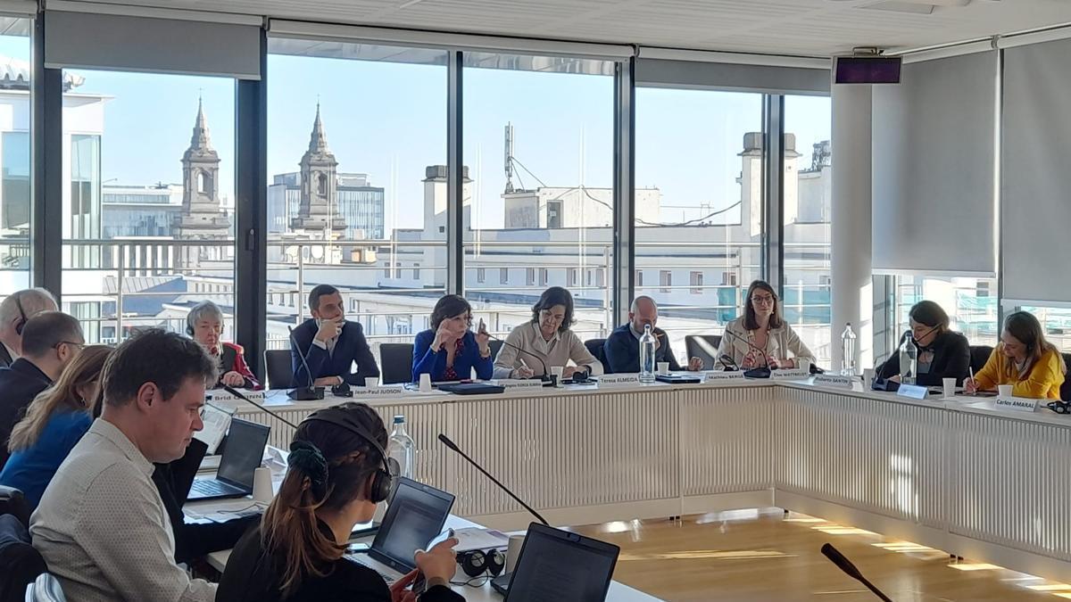 Elorza durante su intervención en un seminario político que ha celebrado la Comisión Arco Atlántico.